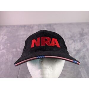 NRA Black Cotton Baseball Cap Stand and Fight Adjustable Hat New